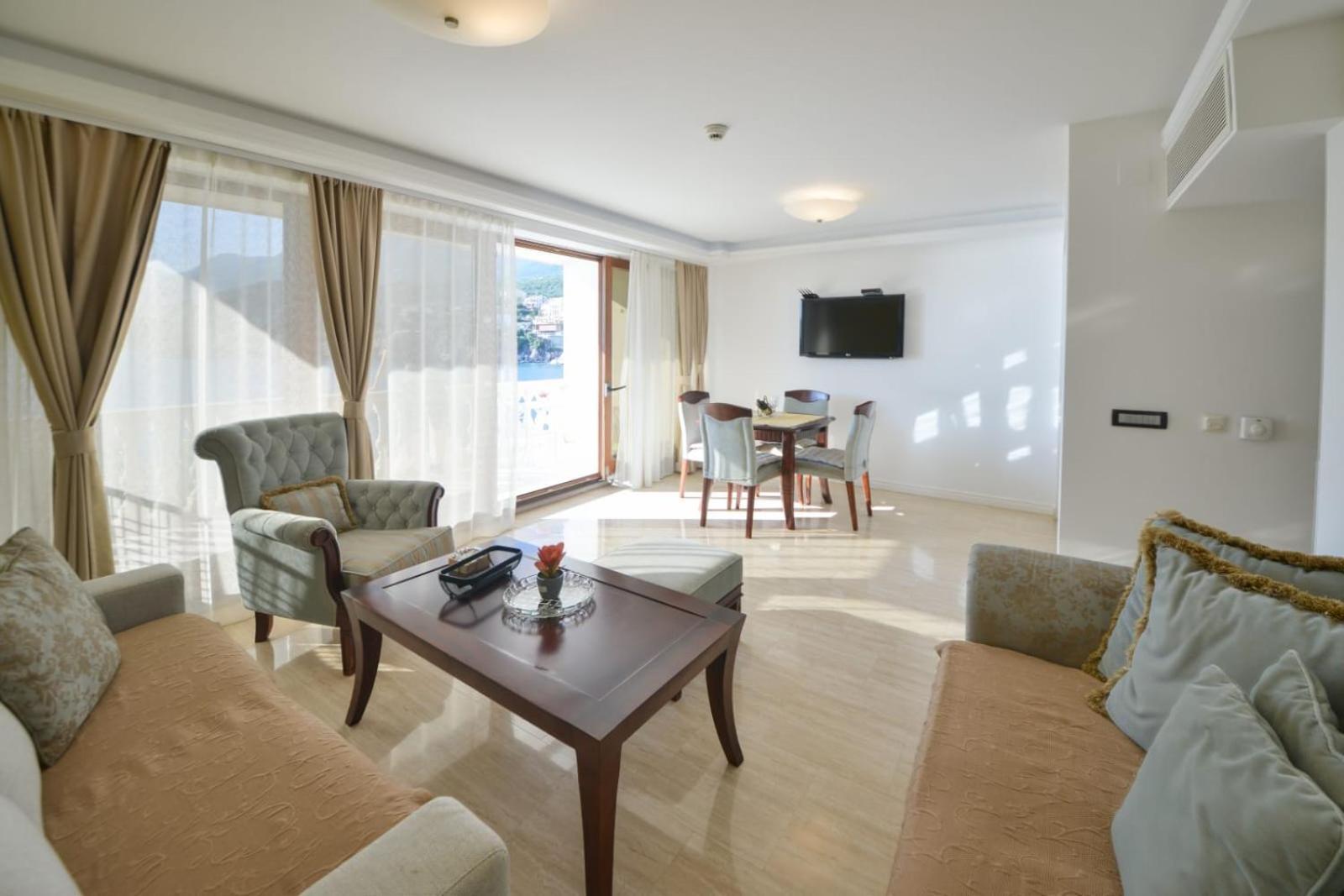 Przno Luxury Apartments Sveti Stefan Exteriér fotografie