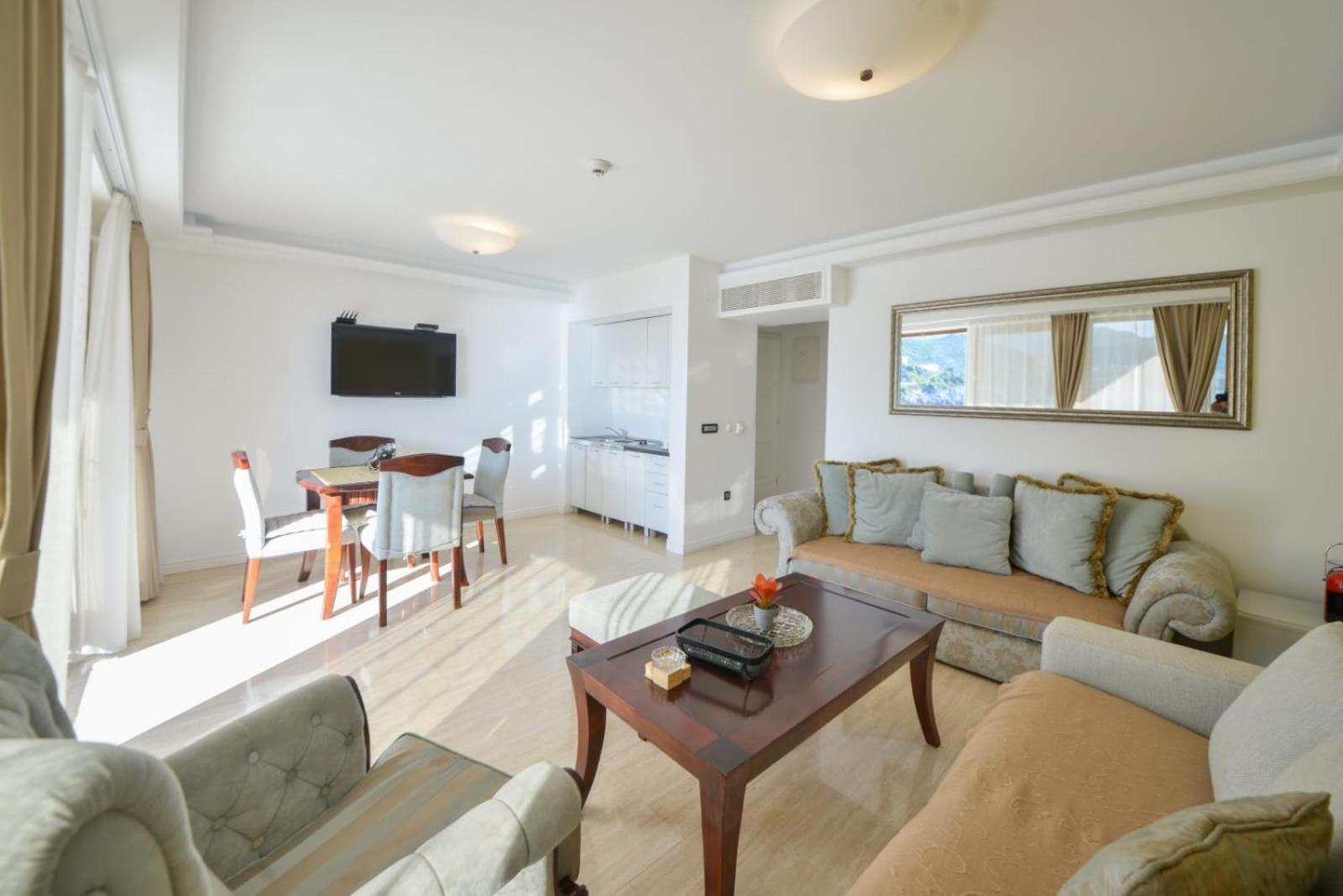 Przno Luxury Apartments Sveti Stefan Exteriér fotografie