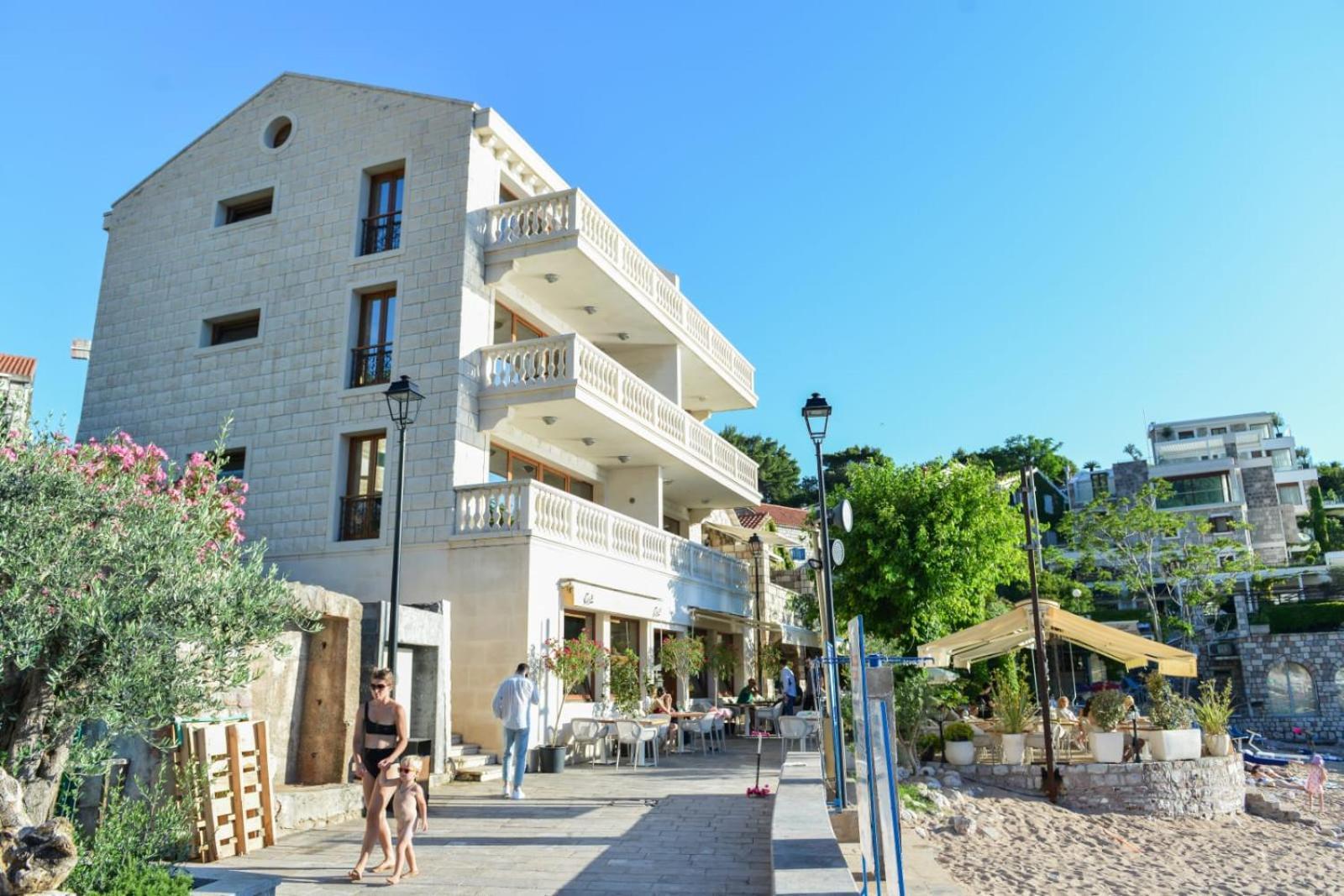 Przno Luxury Apartments Sveti Stefan Exteriér fotografie